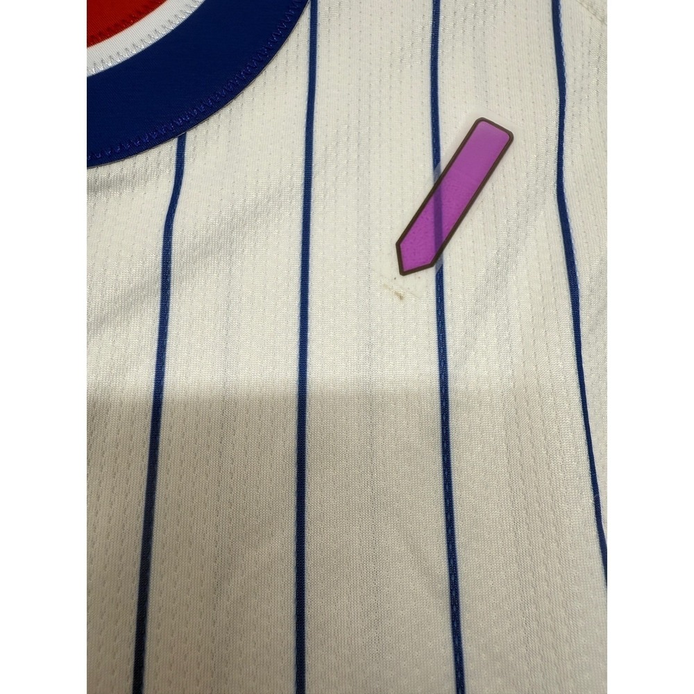 Nike Chicago Cubs Cody Bellinger 24 Home Jersey Mens XL White Pinstripe MLB - Picture 14 of 16